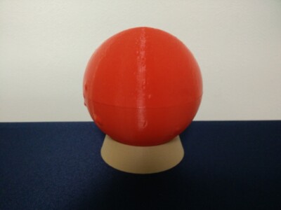 Planet Mars Globe 3D Printed Model Sculpture Solar System - Choice of Color