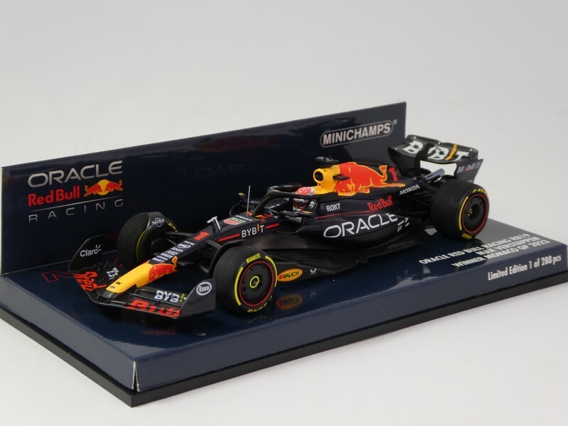 GPworld特注 1/43 RB19 2023マイアミGP フェルスタッペン 1／20レッドブルRB19 マイアミGP Max.フェルスタッペン 3Dレジン
