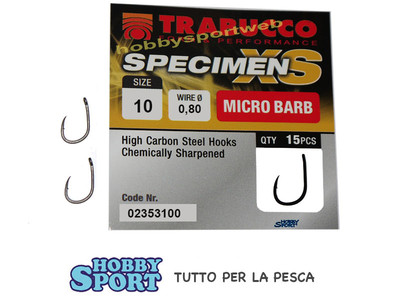 2 CONF. AMI TRABUCCO  XS SPECIMEN SIZE 10  PER CARPA CARASSIO FEEDER