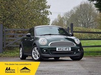 2012 MINI Coupe Cooper Coupe Petrol Manual