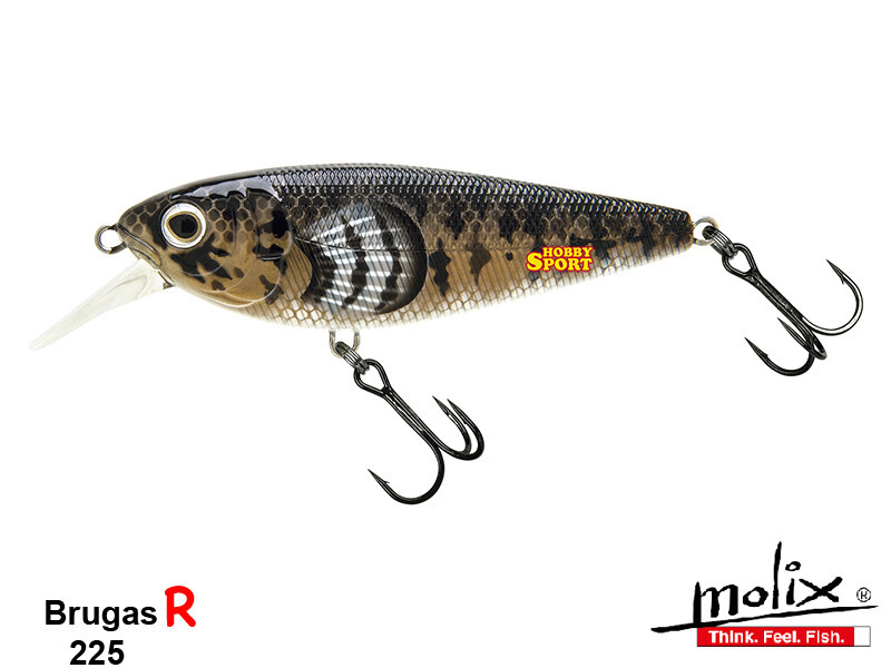 MOLIX BRUGAS-R COL. 225 GHIOZZO 20 GR SINKING 8.5 CM SPINNING MARE SPIGOLA