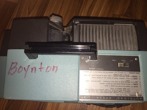 Vintage Bell & Howell 747A Autoload Slide/Film Projector *Tested Working*