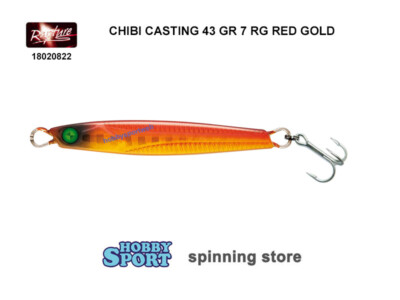 CHIBI CASTING 43 RAPTURE 7 GR  COL RG RED GOLD 18020822 SPINNING LAGO TROTA MARE