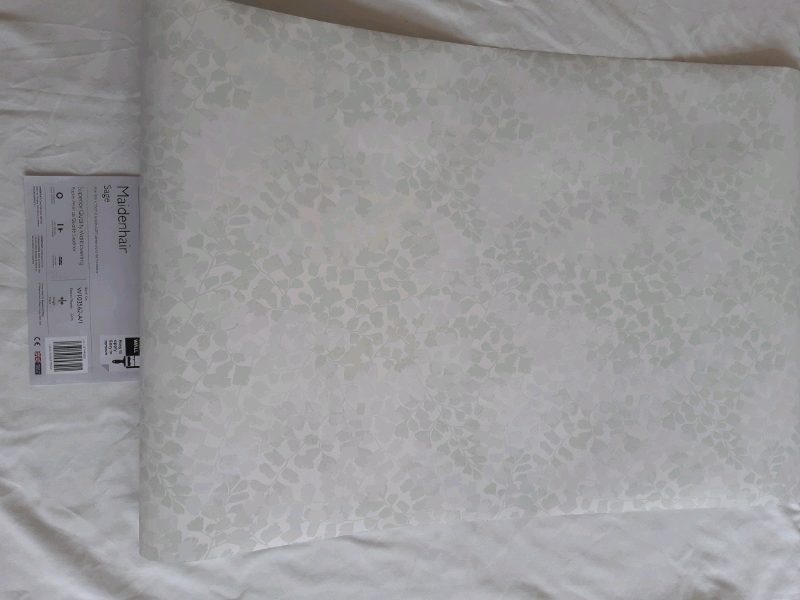 Laura Ashley Maidenhair wallpaper Sage 4 rolls available. in Chester
