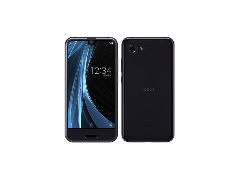AQUOS - 美品　AQUOS　shv41 ブラック SHARP AQUOS R COMPACT BLACK MINI SHV41 ANDROID PHONE