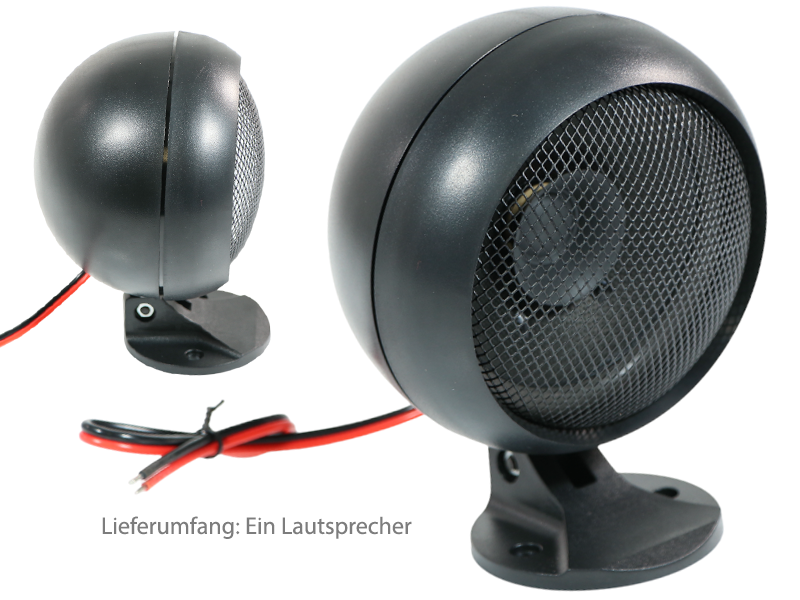 1x Retro Vintage Car Speaker 70er 80er Jahre Kugellautsprech