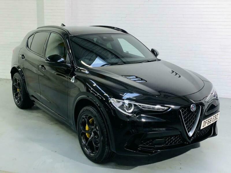 Alfa Romeo Stelvio Quadrifoglio BiTurbo 503 BHP 2.9 V6 Petrol Black SUV 4x4 2018 in Trafford