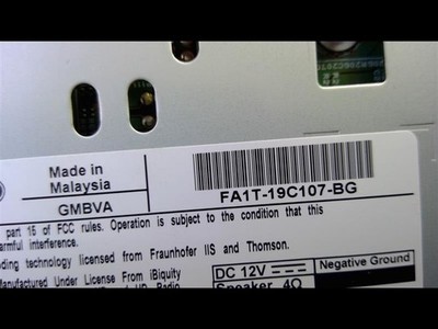 Audio Equipment Radio Receiver AM-FM-CD-MP3 Single Disc Fits 16 MKX 924449