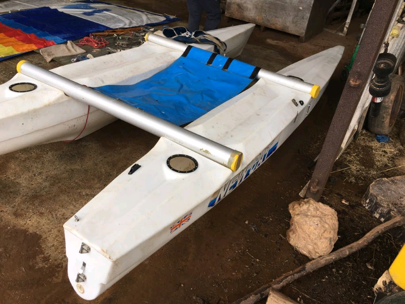 REDUCED MORE FOR QUICK SALE Catamaran 14 ft Newcat not Jetski or boat in Budleigh Salterton