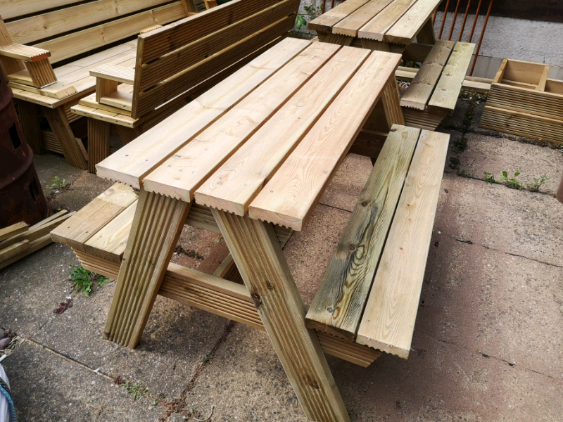Small Picnic Bench Heavy Duty In Mansfield Woodhouse