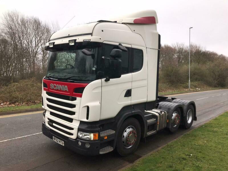 SCANIA R420 HIGHLINE, 6X2 MIDLIFT 62 PLATE TRACTOR UNIT ...