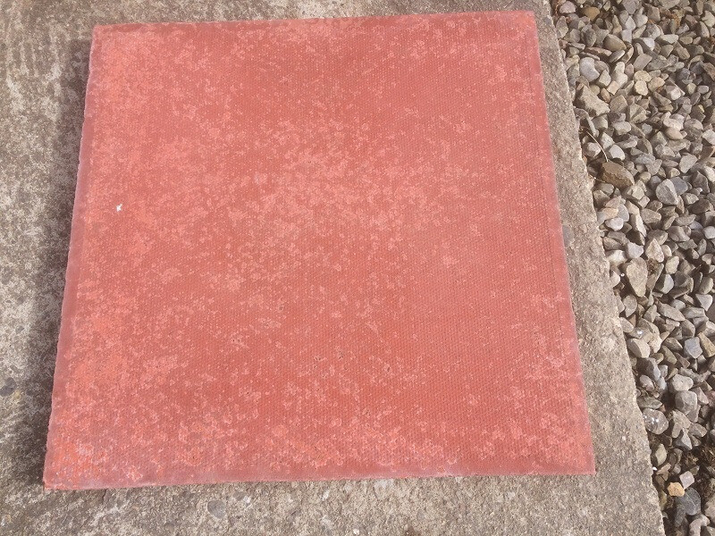 21 Red paving slabs for sale lifted and ready for collection. in