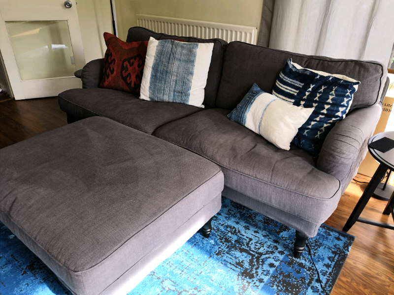 Ikea STOCKSUND 3seat sofa & footstool in Malone, Belfast Gumtree
