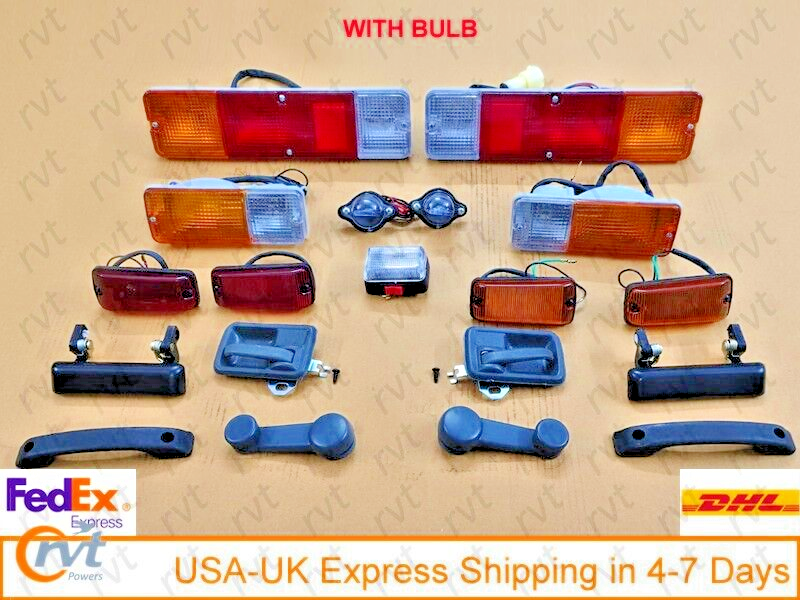 Suzuki Samurai Sierra SJ410 413 Gypsy Jimny Bumper offer Light and Handle Set