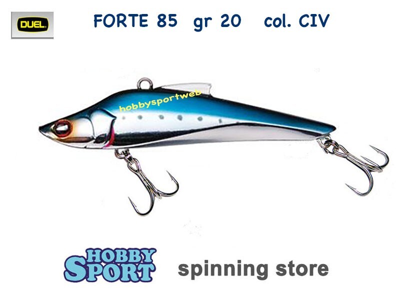 ARTIFICIALE SPINNING DUEL FORTE 85 S LIPLESS SINKING  GR 20 col CIV BLUE