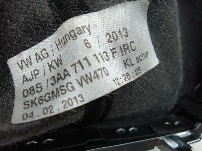 3aa711113f Schaltknopf FÃ¼R Volkswagen Passat Berlina (362)(10.2010-&Gt;) 668415