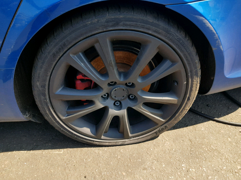 Skoda Octavia superb mk2 vrs alloy wheel rim with tyre mat black in