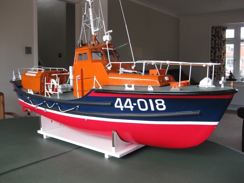Waveney Class radio controlled lifeboat "The Scout" in Stafford