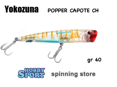 POPPER  SALTWATER  40 GR col. CH 140 mm  SPINNING YOKOZUNA MODELLO CAPOTE