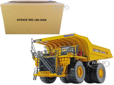 KOMATSU 980E-AT DUMP TRUCK YELLOW 1/50 DIECAST MODEL BY FIRST GEAR 50-3415