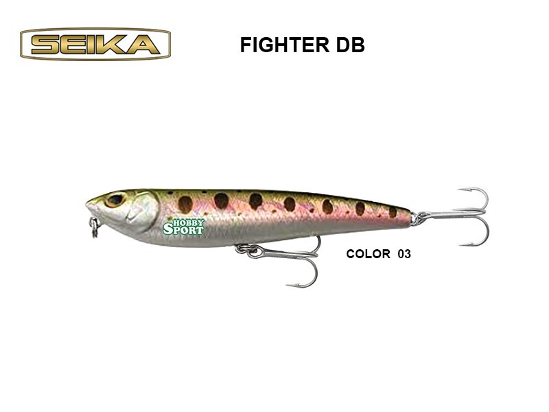 SEIKA FIGHTER DB COLORE 03 SNAKE MINNOW FLOATING 8 GR SPINNING MARE LAGO 4550503