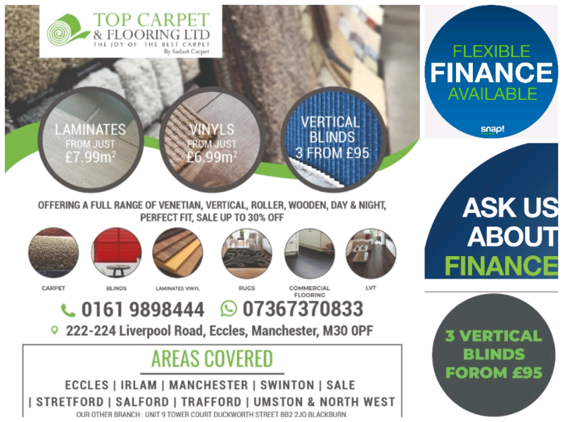 Carpets Vinyl Flooring Luxury Vinyl Windows Blinds Rugs In Eccles Manchester Gumtree