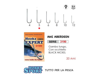 AMI EXPERT ABERDEEN 3190 BLN SIZE 5 BRUNITO CARBONIO AD OCCHIELLO BUSTA 20 PZ