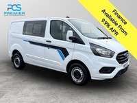 2021 Ford Transit Custom 2.0 EcoBlue 105ps Low Roof D/Cab Leader Van PANEL VAN D