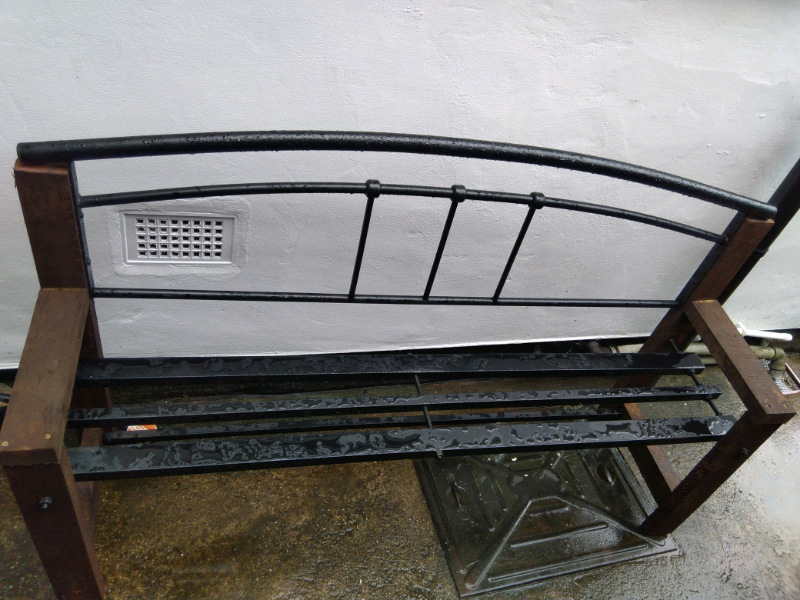 Wood And Metal Large Garden Bench In Stoke On Trent
