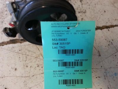 Power Steering Pump With Turbo Fits 04-08 FORESTER 514551