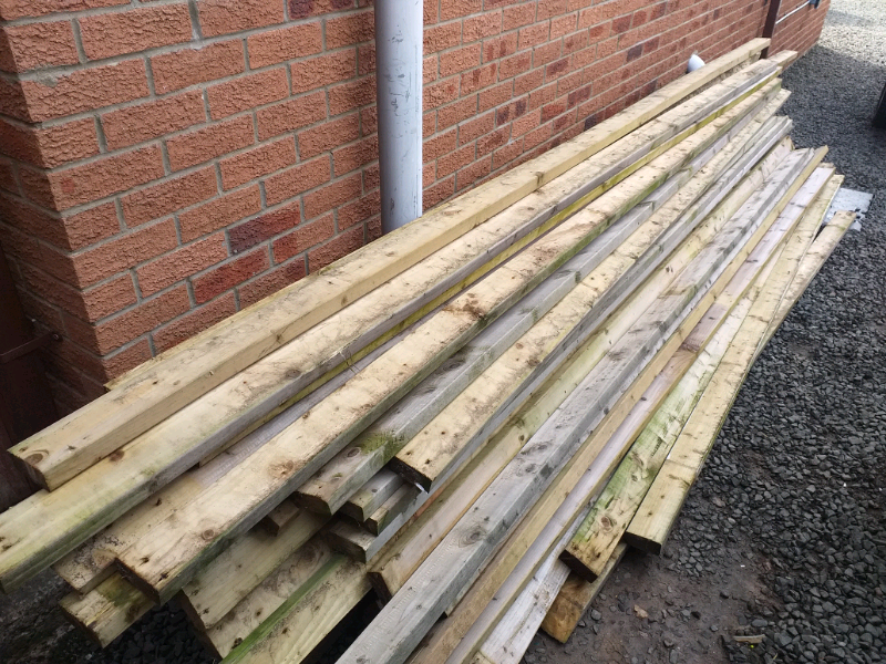 Reclaimed 4x2 Treated Timber Lengths in Carrickfergus, County Antrim