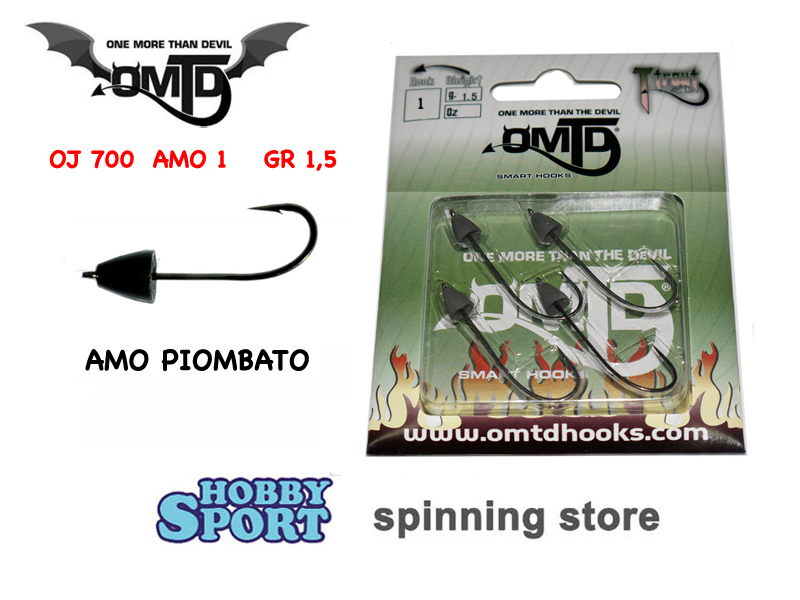 AMI OMTD SERIE OJ 700 AMO 1 PESO 1,5 GR  SPINNING TROTA TORRENTE
