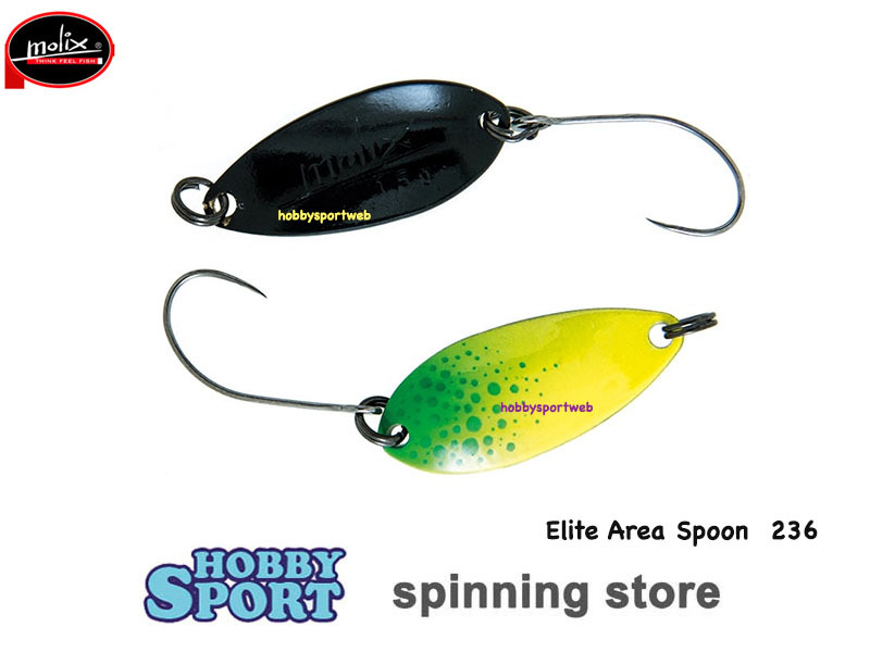 ELITE AREA SPOON MOLIX  COL. 236  GR 1,5  ESCA TROTA LAGO FIUME