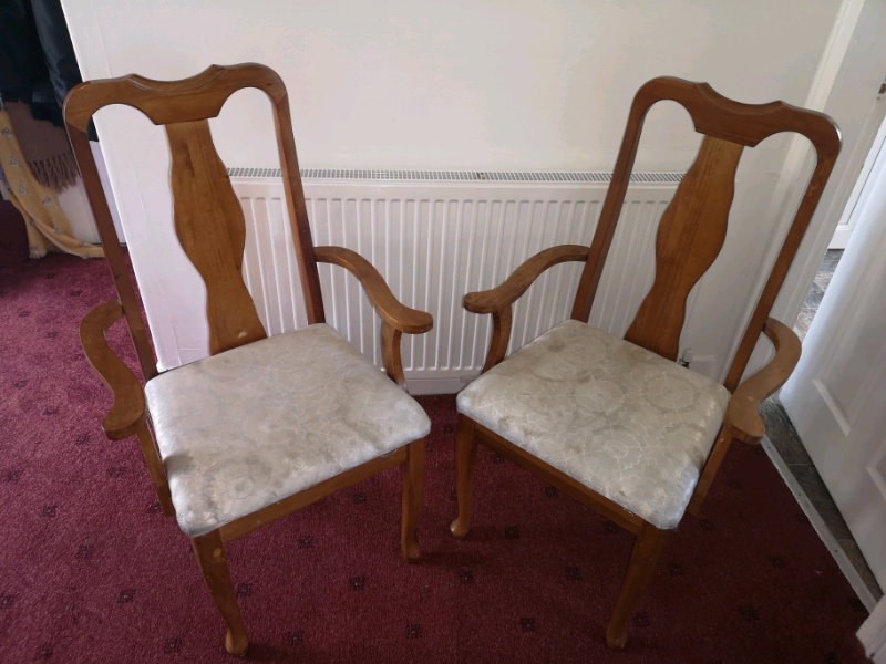 2 Dining room Chairs with arms | in Sheffield, South Yorkshire | Gumtree