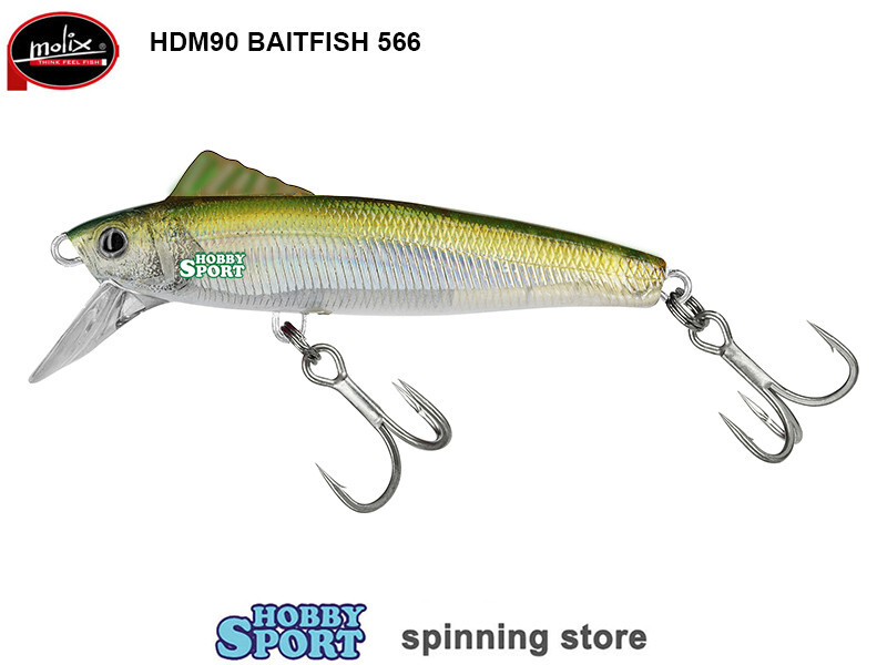 MOLIX HDM90B  HEAVY DUTY MINNOW 90 BAITFISH COLORE 566 BRONZE FLASH