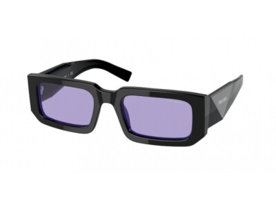 Pre-owned Prada Sunglasses Pr 06ys 02z01o Black Violet Man In Purple