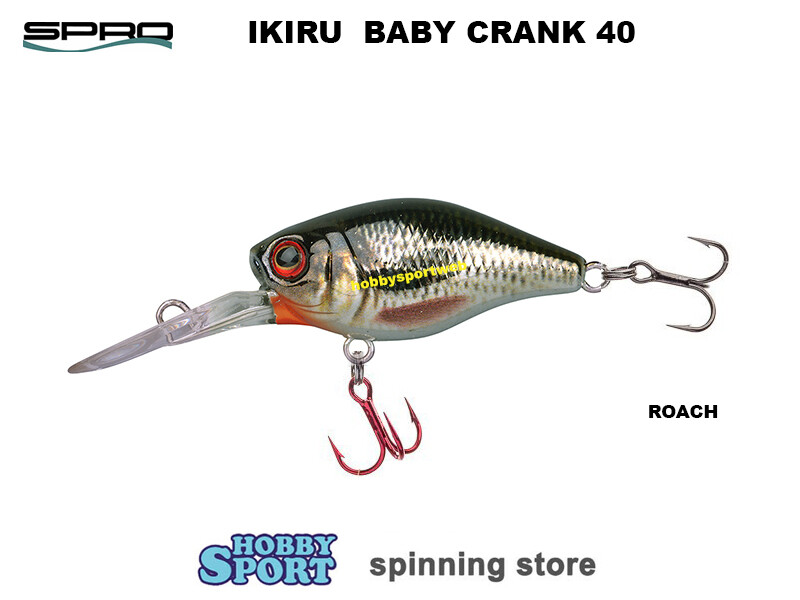 SPRO BABY CRANK IKIRU 40  DD FL COLORE ROACH 3 GR 4 CM 4373201 SPINNING