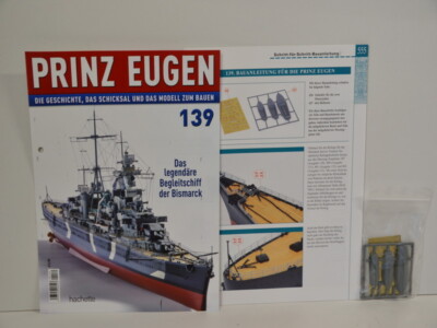 Hachette Prinz Eugen Modellbau Bausatz 1 - 140 Bauteile + Bauanleitung aussuchen
