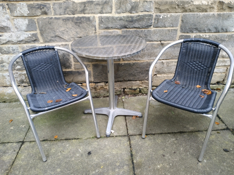 table chair set garden in trinity, edinburgh gumtree