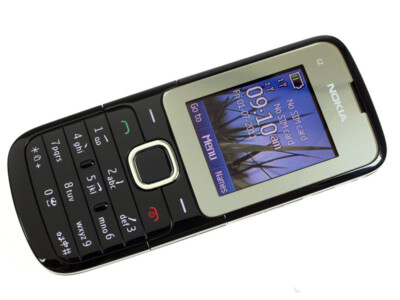 Nokia C Series C2-00 - Jet Black (Unlocked) Smartphone.