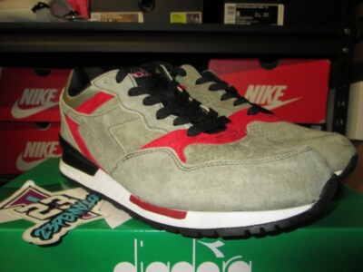 SALE DIADORA INTREPID PREMIUM DEEP LICHEN GREEN OLIVE SZ 9.5 NEW 501.170957