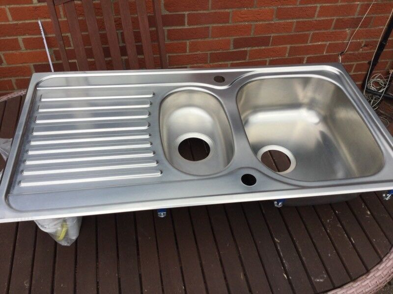 Blanco Stainless Steel 1 1 2 Sink Bowl New With Waste Kit In Eastleigh Hampshire Gumtree