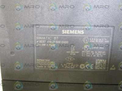 SIEMENS INTERFACE MODULE 6ES7 416-3FS06-0AB0 (AS PICTURED) * NEW NO BOX *