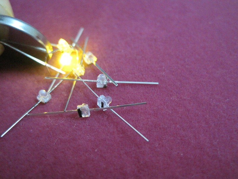 1.5mm Mini  Red Yellow Blue Green White Orange Warm white Led Diodes Light Lamp