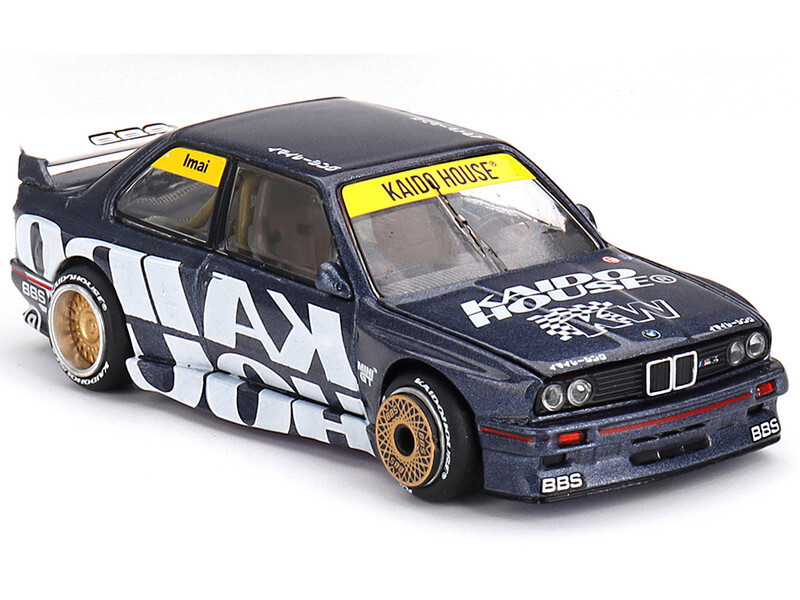 送料無料 日本 Kaido (E30) M3 BMW 1:64 GT Mini x House Kaido Works Blue V1 ミニカー