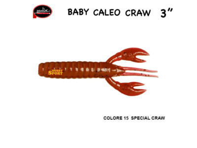 MOLIX BABY CALEO CRAW 3" COL. 15 SPECIAL CRAW SILICONICO x SPINNING BLACK BASS