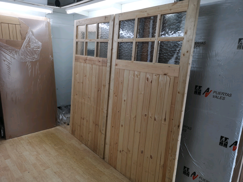 Garage Double Doors Wooden Lpd In Halifax West Yorkshire