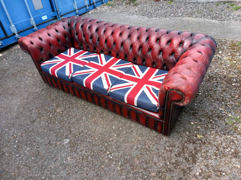 Chesterfield Union jack flag sofa in Exeter, Devon Gumtree