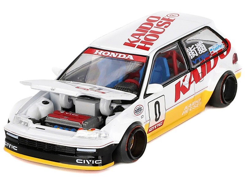 HONDA CIVIC (EF) KANJI V1 #0 SILVER 
