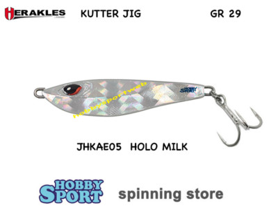 HERAKLES KUTTER JIG METAL SPIN CAST 29 GR COL HOLO MILK JHKAE05 SPINNING MARE